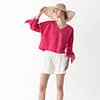 Japanese Linen Cotton Blouse - Image 3