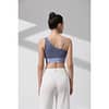 Asymmetric Marine Print Bra Top - Image 3