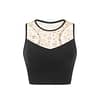 Pencil Sketch Mesh Bra Top