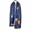 'air forcce' patch jacquard scarf