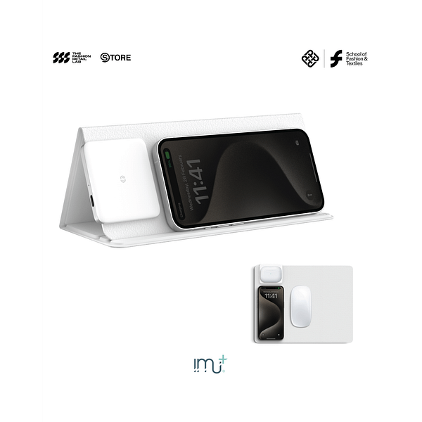 MOMAX - 2-in-1 Wireless Charging Mouse Pad IMU+ Q.Mouse Pad 3 (30W) QM3W