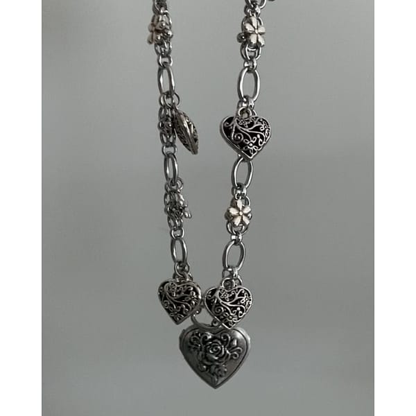 The "SILVER" Collection with Heart pendant