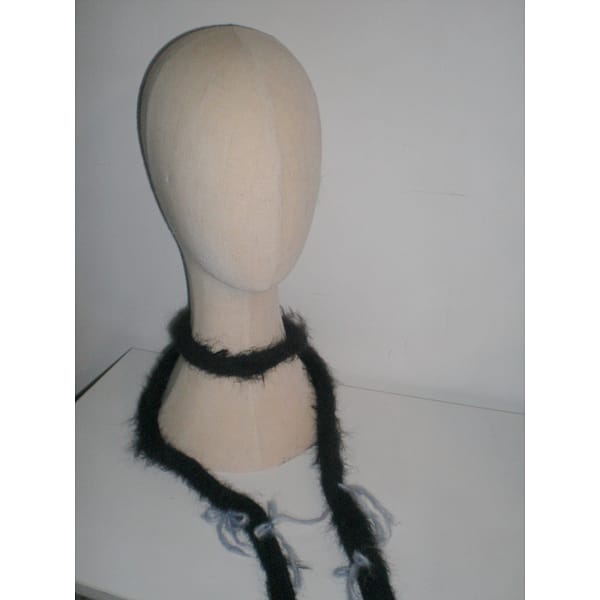 Hand Knitted Ribbon Scarf