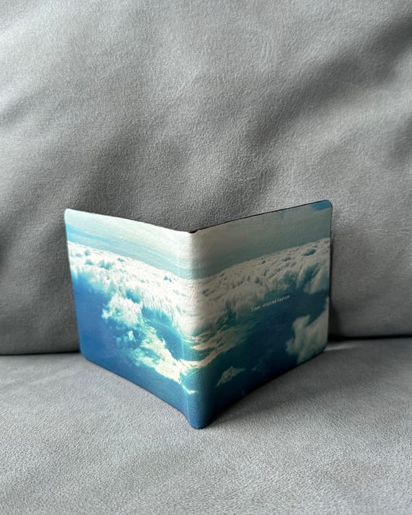 RANDOK Travel Wallet – Cloudy Sky View from 35,000 Feet High